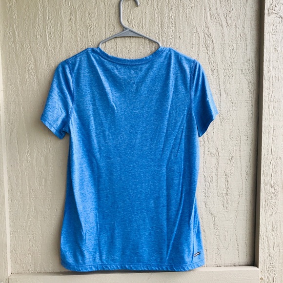 Danskin Now Women's Blue Short Sleeve Athletic Workout Running Top M - Picture 4 of 4